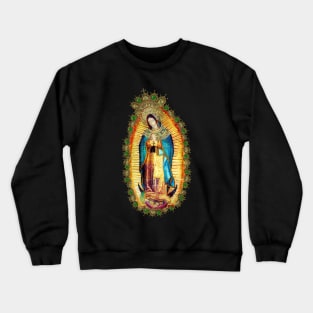 Our Lady of Guadalupe Mexican Virgin Mary Aztec Mexico Crewneck Sweatshirt